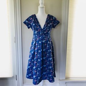 Vintage Inspired Print Lindy Bop Dress